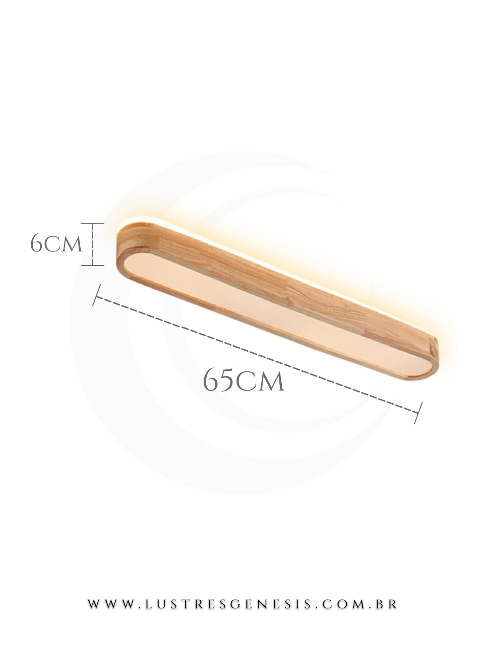 Medidas Plafon Moderno Supren Dourado